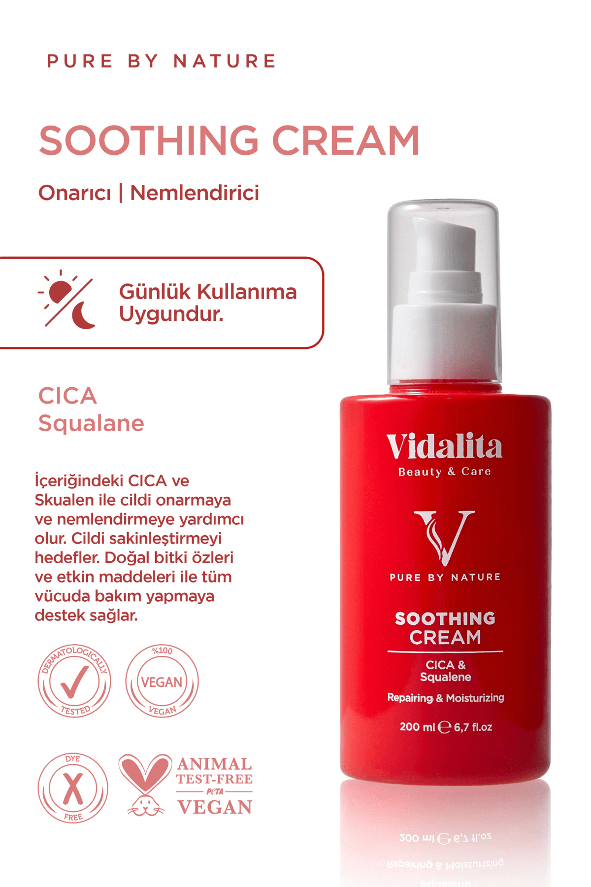 VIDALITA Tinchlantiruvchi krem